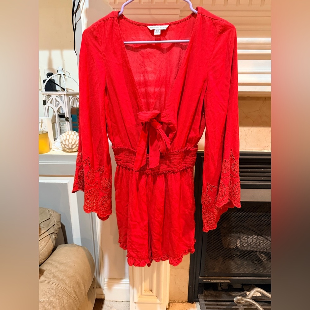 American Eagle Outfitters Red Top